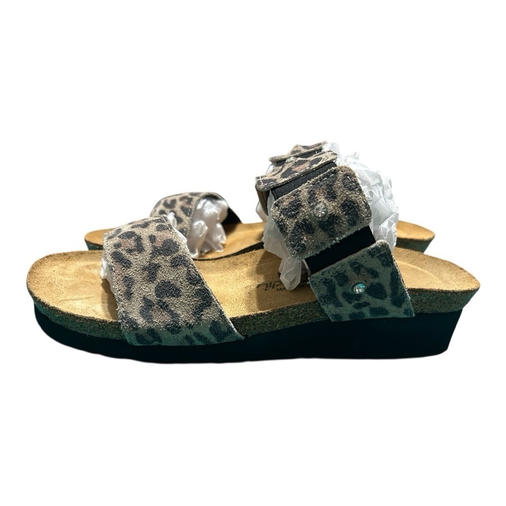 NAOT, Ashley, Leopard Print Women's Sandals - Picture 3 of 11